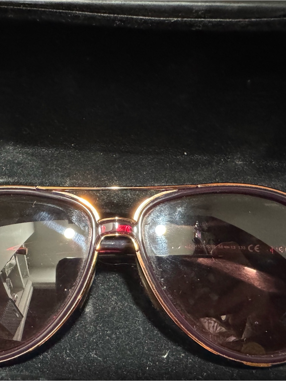 Women’s Oakley Split Time Gold Aviator Sunglasses with Brown Lenses